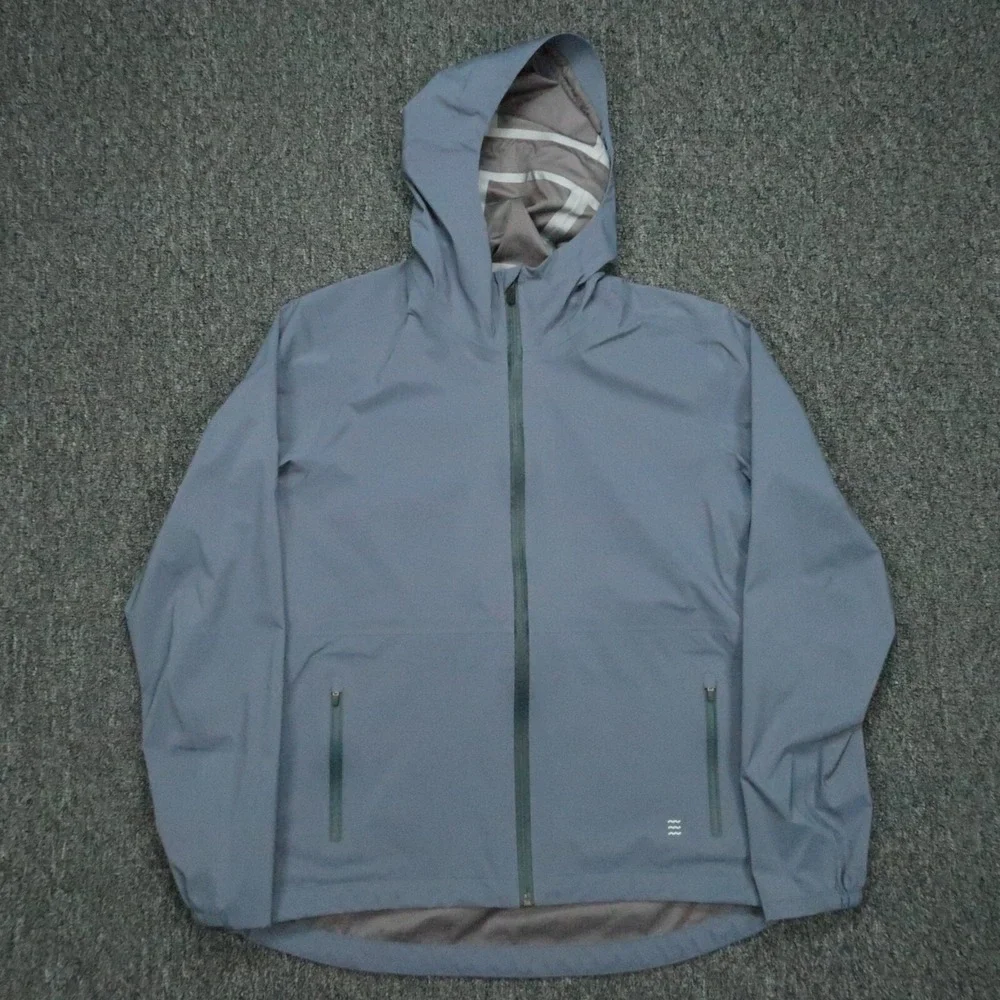 Free Fly Jacket Womens Small Blue Cloudshield Rain Waterproof Full Zip Hooded